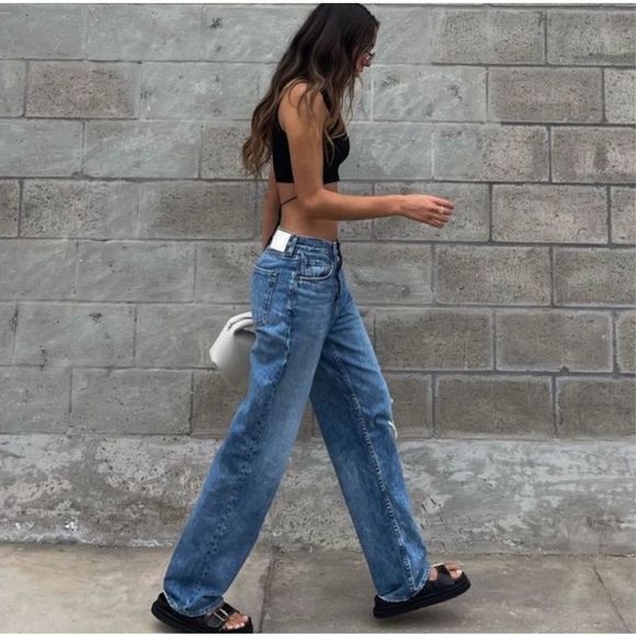 GRLFRND Denim - GRLFRND NWT Bella Low Rise Boyfriend in Balboa Park Women’s Size 23